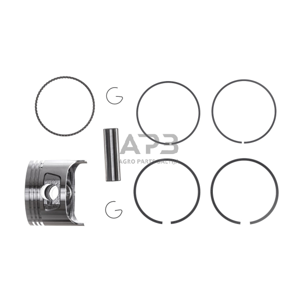 Stūmoklio komplektas Honda GX240 išmatavimai cilindro mm 73 (remontinis 0,25) kaištis 18 x 59,4 mm 4