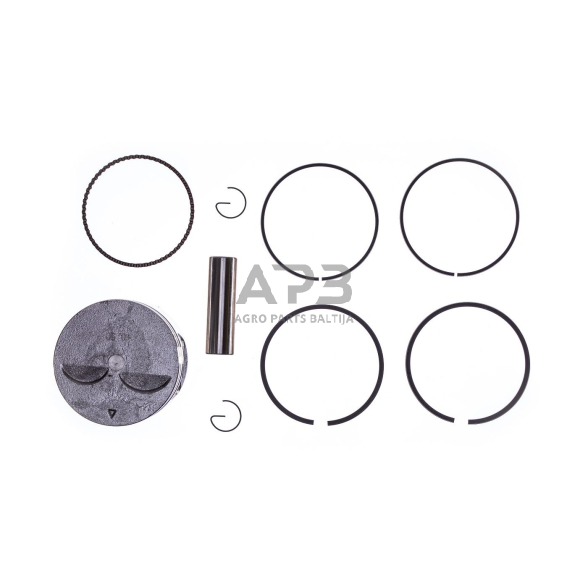 Stūmoklio komplektas Honda GX240 išmatavimai cilindro mm 73 (remontinis 0,50) kaištis 18 x 59,4 mm 3