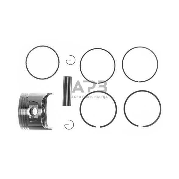 Stūmoklio komplektas Honda GX240 išmatavimai cilindro mm 73 (remontinis 0,50) kaištis 18 x 59,4 mm 4