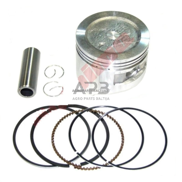 Stūmoklio komplektas Honda, išmatavimai cilindro mm 60, modeliams: GX120 Stūmoklio komplektas Honda, išmatavimai cilindro mm 60, modeliams: GX120