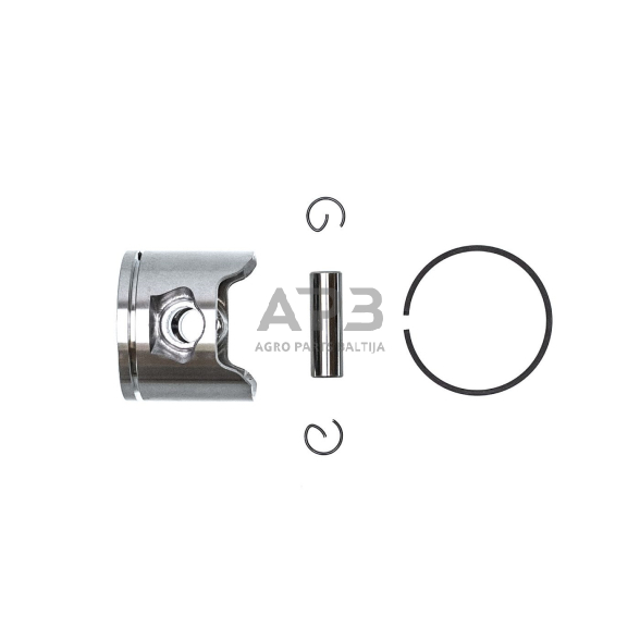 Stūmoklio komplektas Husqvarna 351, išmatavimai stūmoklio 44 mm. 503 89 96-71, 5038996-71, 503899671, 503 89 96-03, 5038996-03, 503899603, 503 89 96-01, 5038996-01, 503899601 3