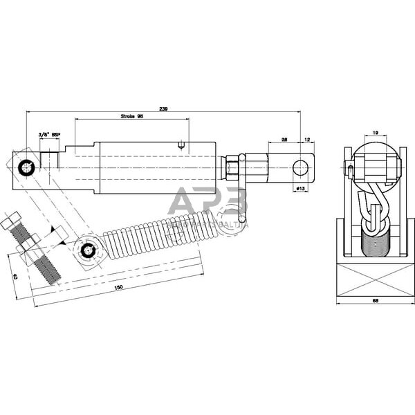 Stabdžių cilindras BCB2098 1