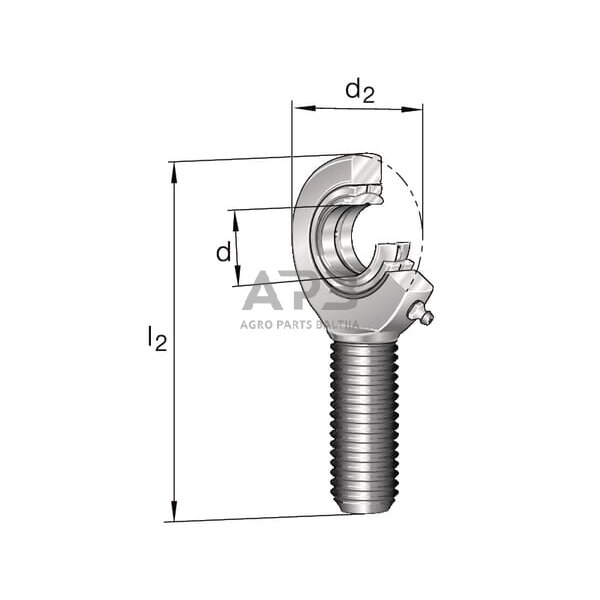 Strypo galvutė GAR35DO2RSINA 2 Strypo galvutė GAR35DO2RSINA 2