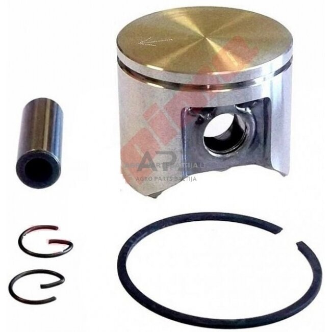 Stūmoklio komplektas Husqvarna 359, išmatavimai stūmoklio 47 mm. 537 15 72-02, 5371572-02, 537157202 Stūmoklio komplektas Husqvarna 359, išmatavimai stūmoklio 47 mm. 537 15 72-02, 5371572-02, 537157202