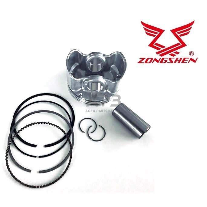 Stūmoklio komplektas Zongshen GB200, 100003074 Stūmoklio komplektas Zongshen GB200, 100003074