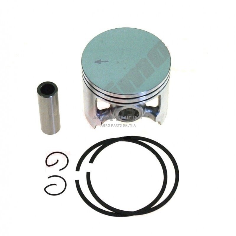 Stūmoklio komplektas Husqvarna 395, išmatavimai stūmoklio 56 mm. 537 13 76-71, 5371376-71, 537137671 Stūmoklio komplektas Husqvarna 395, išmatavimai stūmoklio 56 mm. 537 13 76-71, 5371376-71, 537137671