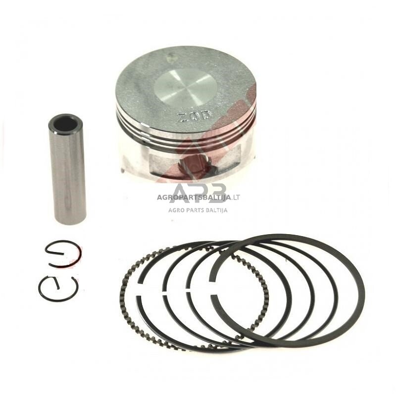 Stūmoklio komplektas Honda, išmatavimai cilindro mm 56, modeliams: GX100 Stūmoklio komplektas Honda, išmatavimai cilindro mm 56, modeliams: GX100