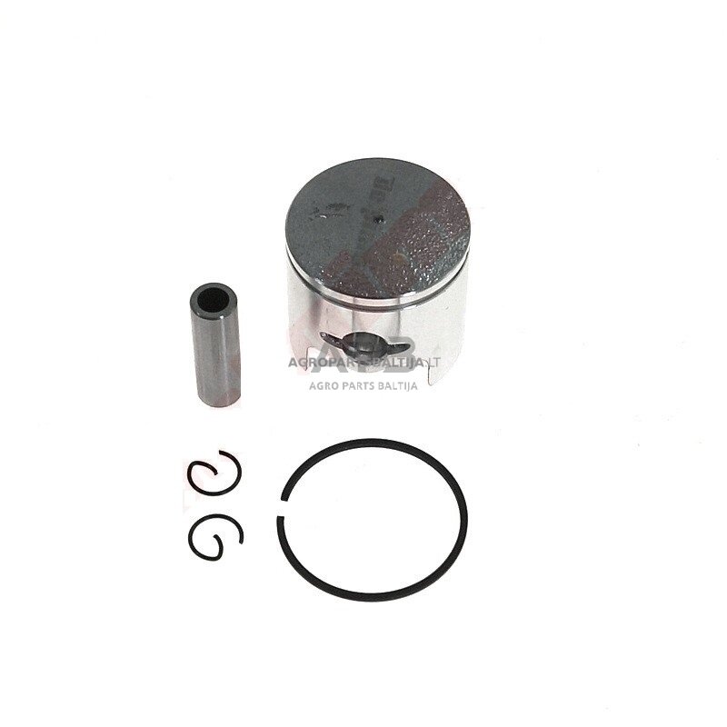 Stūmoklio komplektas kinietiškiems pjūklams 38cc, išmatavimai cilindro mm 39 Stūmoklio komplektas kinietiškiems pjūklams 38cc, išmatavimai cilindro mm 39