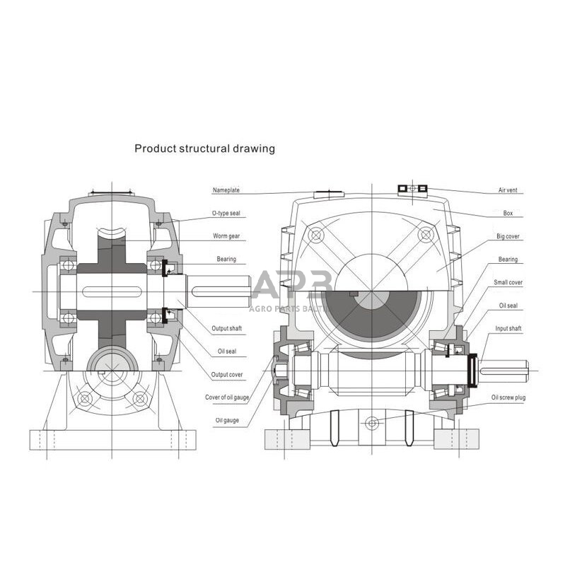 Stendas varikliui 907kg (2000LBS) su reduktoriumi 4
