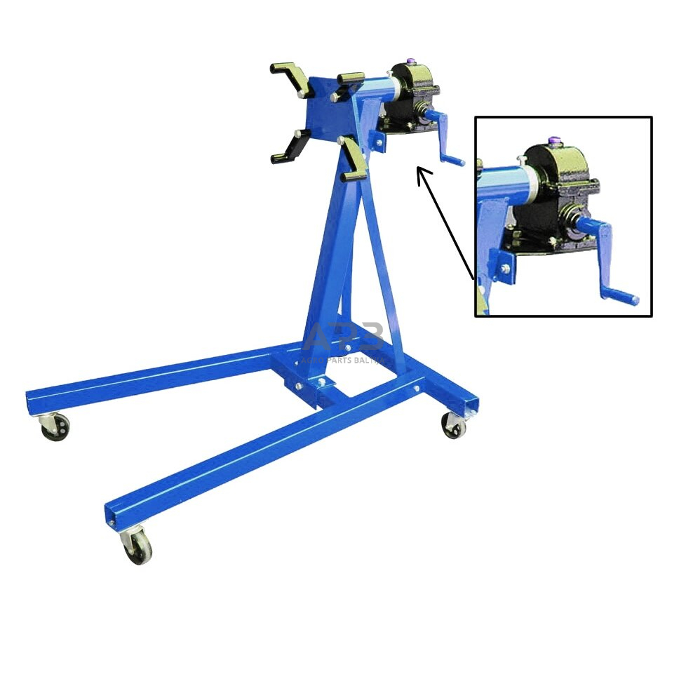 Stendas varikliui 907kg (2000LBS) su reduktoriumi Stendas varikliui 907kg (2000LBS) su reduktoriumi