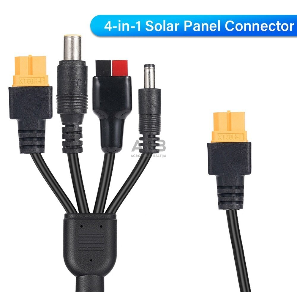 Sulankstoma saulės panelė 200W su XT60 4in1 kabeliu 3