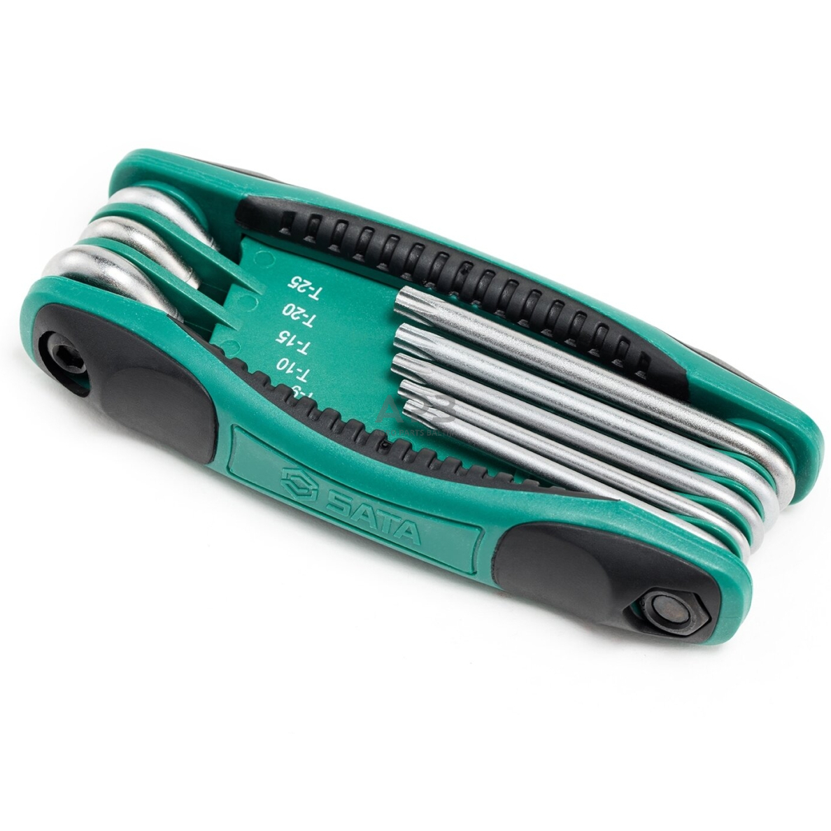 Sulankstomų TORX raktų rinkinys 8vnt. (TT9-T40) su kiauryme Sulankstomų TORX raktų rinkinys 8vnt. (TT9-T40) su kiauryme