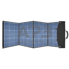 Sulankstoma saulės panelė 200W su XT60 4in1 kabeliu Sulankstoma saulės panelė 200W su XT60 4in1 kabeliu