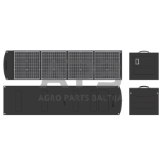 Sulankstoma saulės panelė 200W su XT60 4in1 kabeliu Sulankstoma saulės panelė 200W su XT60 4in1 kabeliu