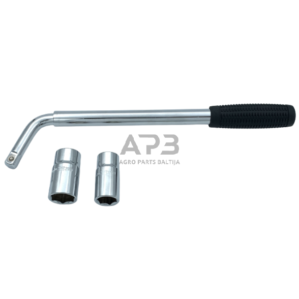 Suktuko su ištraukiama rankena rinkinys 1/2" 3vnt. Suktuko su ištraukiama rankena rinkinys 1/2" 3vnt.