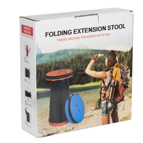 Sulankstoma turistinė kėdutė (plastikinė) 200kg 2 Sulankstoma turistinė kėdutė (plastikinė) 200kg 2