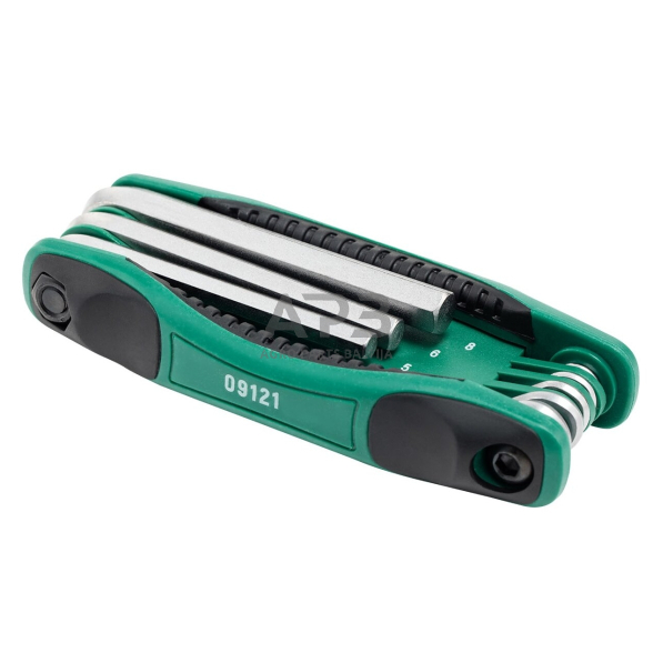 Sulankstomų šešiakampių raktų rinkinys 8vnt. (1.5-8) Sulankstomų šešiakampių raktų rinkinys 8vnt. (1.5-8)