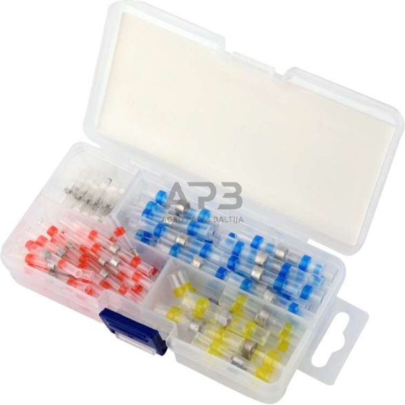 Susitraukiančių žarnelių (kembrikų) rinkinys su alavu (100vnt) 1 Susitraukiančių žarnelių (kembrikų) rinkinys su alavu (100vnt) 1