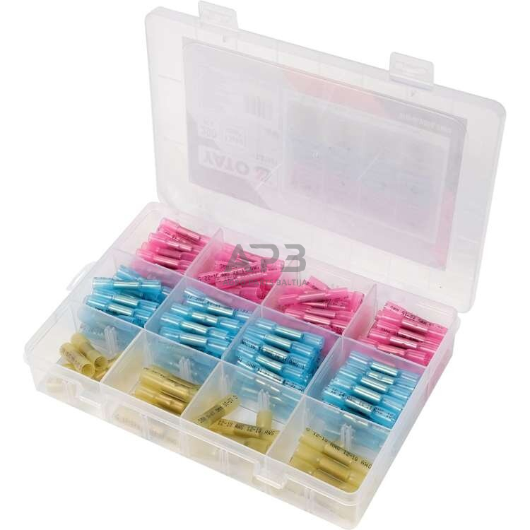 Susitraukiančių žarnelių (kembrikų) rinkinys su variu (200vnt) 1 Susitraukiančių žarnelių (kembrikų) rinkinys su variu (200vnt) 1