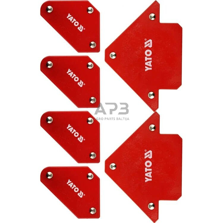 Suvirinimo kampų magnetinių rinkinys (6vnt)(45°-90°-135°)