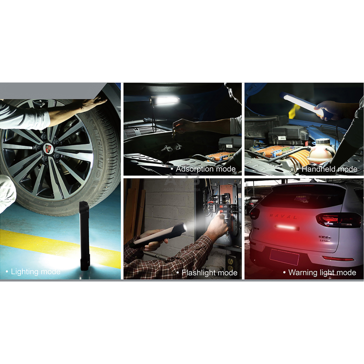 Šviestuvas darbui  COB (įkraunamas) 4