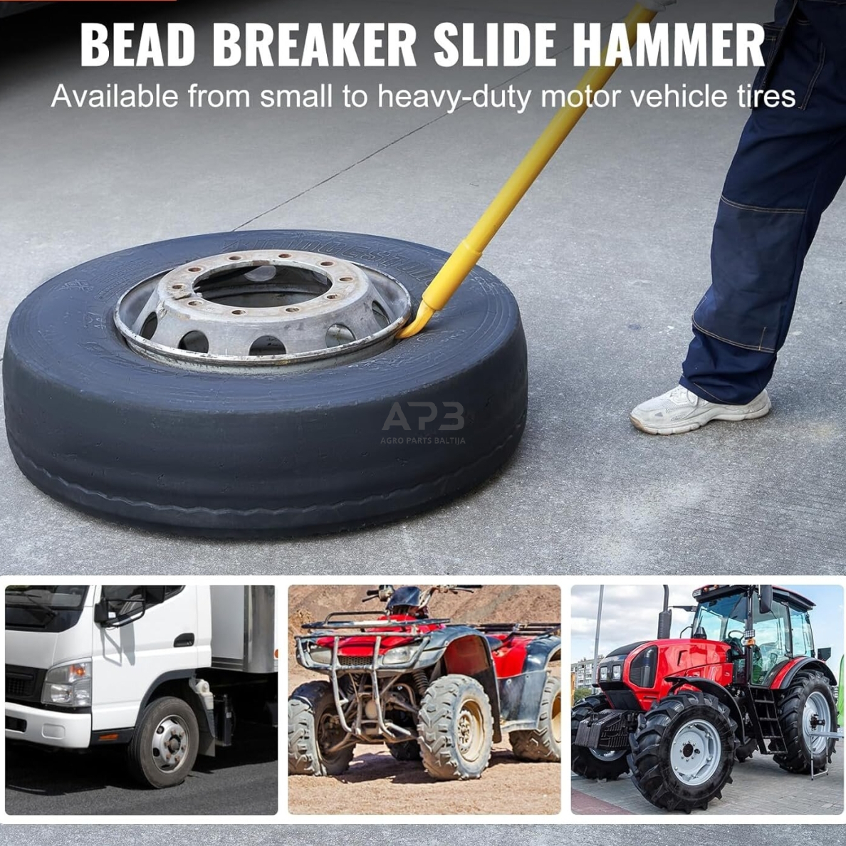 Svirtis padangų montavimui su spyruokle sunkvežimiams 1200mm 5 Svirtis padangų montavimui su spyruokle sunkvežimiams 1200mm 5