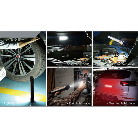 Šviestuvas darbui COB (įkraunamas) 4 Šviestuvas darbui COB (įkraunamas) 4