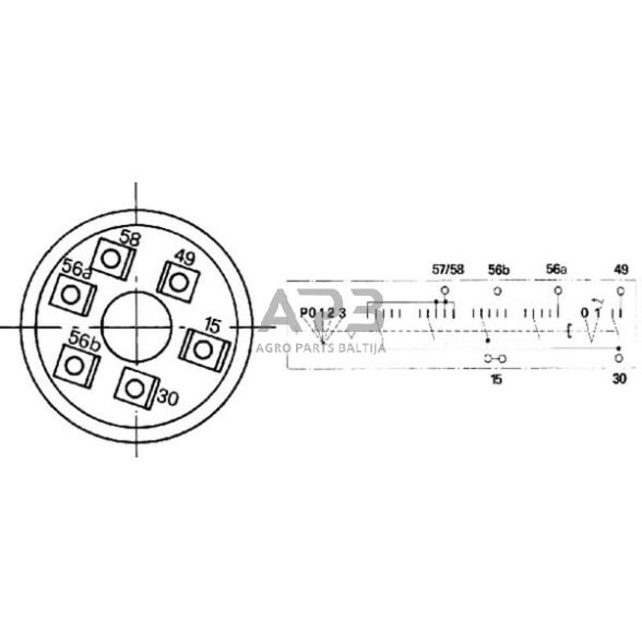 Šviesų jungiklis Cobo 23109000 2 Šviesų jungiklis Cobo 23109000 2