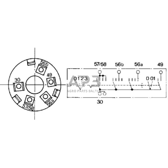 Šviesų jungiklis Cobo 23110000 2 Šviesų jungiklis Cobo 23110000 2