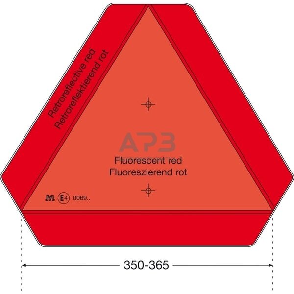 Šviesos atšvaitas lipdukas trikampis WB50901 1 Šviesos atšvaitas lipdukas trikampis WB50901 1