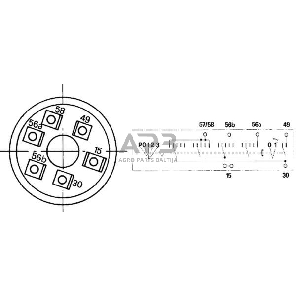 Šviesų jungiklis Cobo 23109000 2