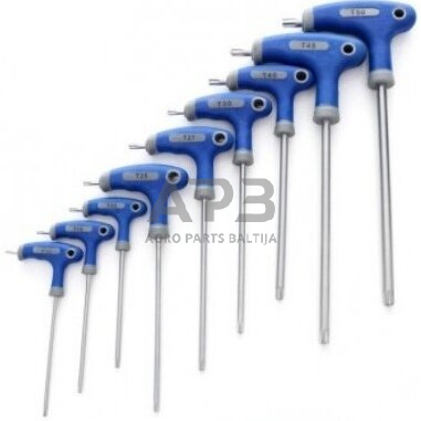 T tipo raktų rinkinys 9vnt. (torx) T-10-T-50 T tipo raktų rinkinys 9vnt. (torx) T-10-T-50