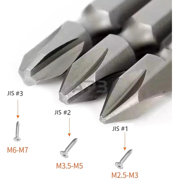 T tipo rankena + JIS 1/4'' antgalių rinkinys 6vnt. 3 T tipo rankena + JIS 1/4'' antgalių rinkinys 6vnt. 3