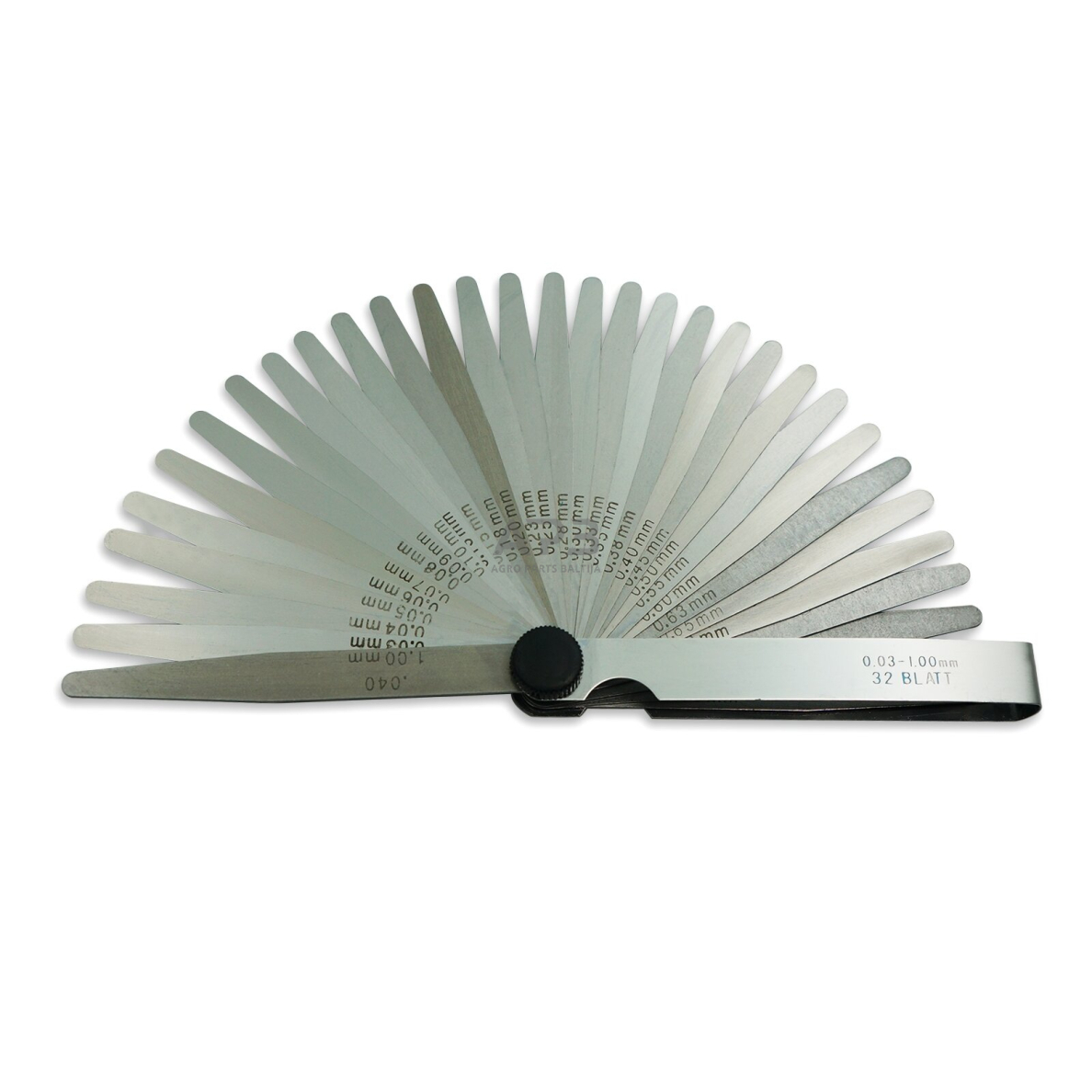 Tarpumačių rinkinys 0.03mm-1.0mm 32vnt. Tarpumačių rinkinys 0.03mm-1.0mm 32vnt.