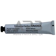 Tatuiravimo pasta 60 g. juoda Raidex 1592361060