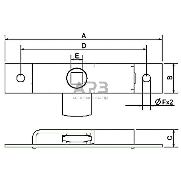 Talpyklos užraktas 770101KR 1 Talpyklos užraktas 770101KR 1