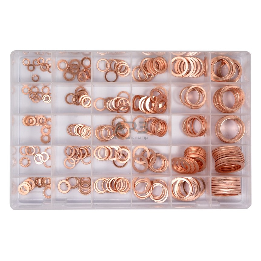 Tarpinių varinių rinkinys 300vnt. Tarpinių varinių rinkinys 300vnt.