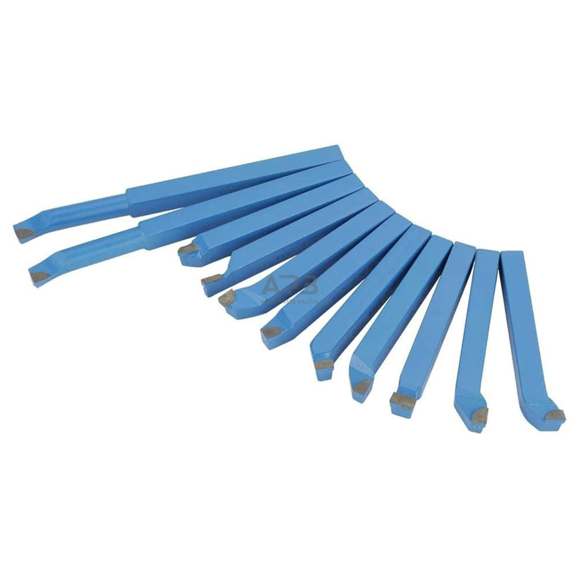 Tekinimo staklių peilių rinkinys 11vnt. 8x8mm P30 2 Tekinimo staklių peilių rinkinys 11vnt. 8x8mm P30 2