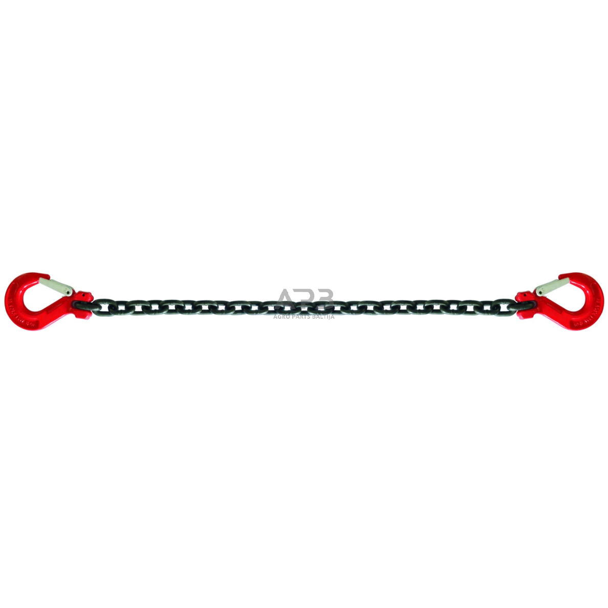 Tempimo grandinė su karabinais 10.6t 3.5m x13mm Tempimo grandinė su karabinais 10.6t 3.5m x13mm