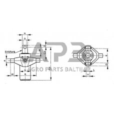 Teleskopinis cilindras Weber TC6005WEB