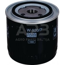 Tepalo filtras MANN-FILTER W9207