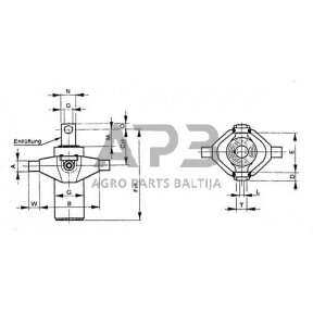 Teleskopinis cilindras Weber TC4505WEB