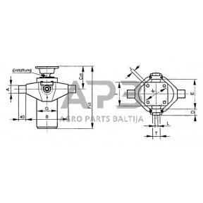 Teleskopinis cilindras Weber TC6012WEB