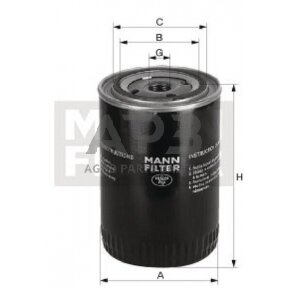 Tepalo filtras MANN-FILTER W131456