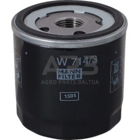 Tepalo filtras MANN-FILTER W7143