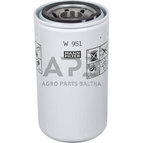 Tepalo filtras MANN-FILTER W951