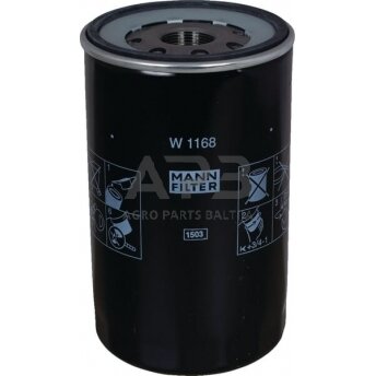 Tepalo filtras MANN-FILTER W1168 Tepalo filtras MANN-FILTER W1168