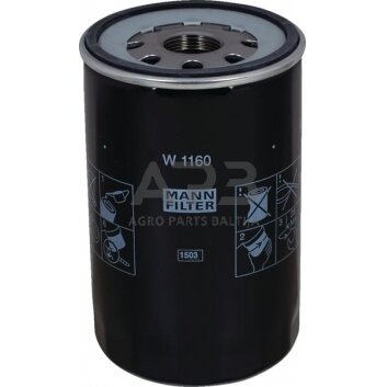 Tepalo filtras MANN-FILTER W1160 Tepalo filtras MANN-FILTER W1160