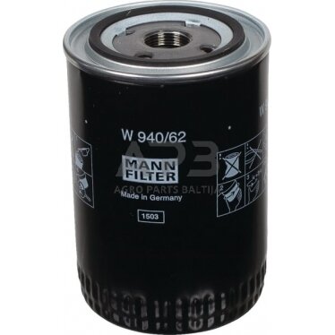 Tepalo filtras MANN-FILTER W94062 Tepalo filtras MANN-FILTER W94062
