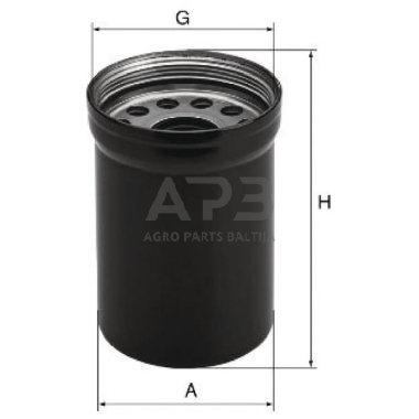 Tepalo filtras MANN-FILTER W1022 1 Tepalo filtras MANN-FILTER W1022 1